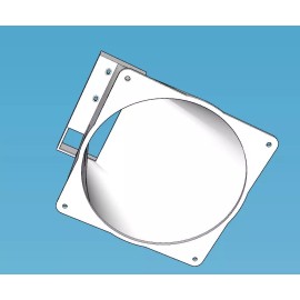 Nvidia GPU Blower Fan Shroud with Lip for A100/CMP 170HX - 140mm