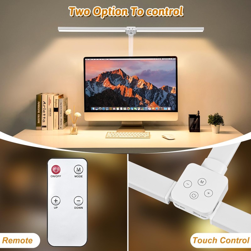 Generic Led Desk Lamp (White), RBT-DL-S01