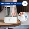 Top-Fill Humidifier Replacement Filter Compatible with Levoit Dual150 Dual200S Classic160