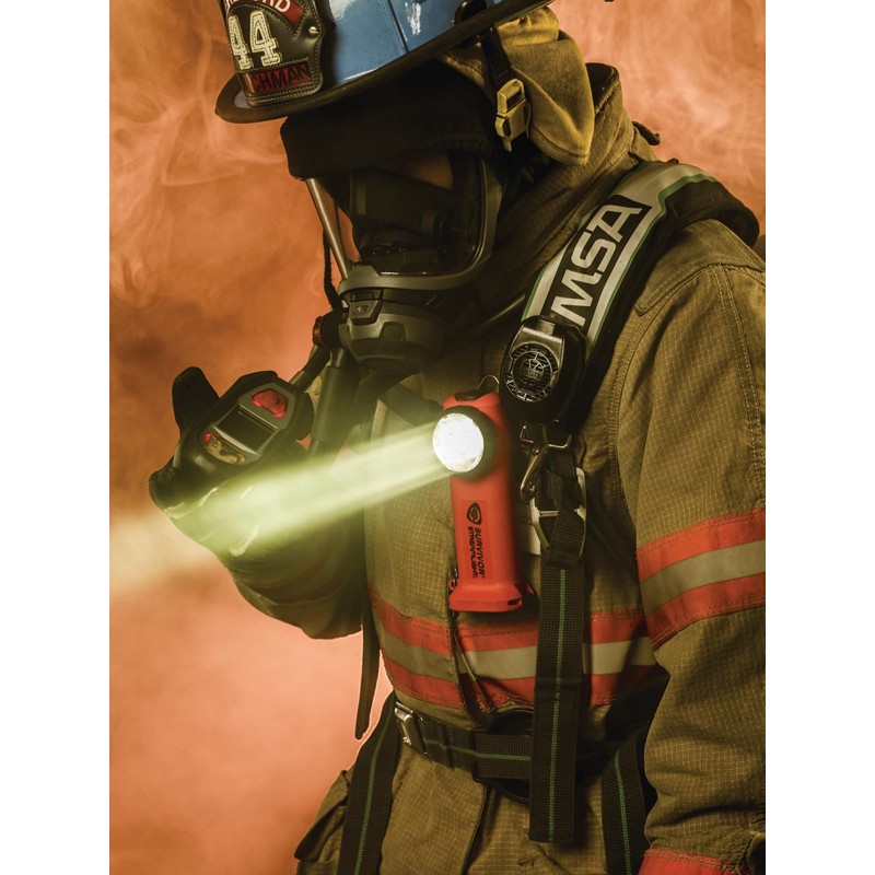 Streamlight 90540 Survivor 175-Lumen Alkaline Safety-Rated Firefighter Right Angle Flashlight,