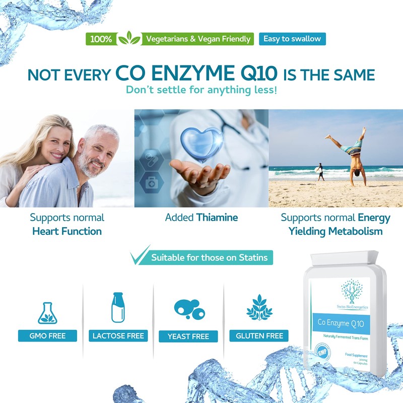 Co Enzyme Q10 CoQ10 300mg 60 Capsules - Superior Naturally