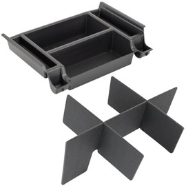 Vehicle OCD - Center Console Divider and Tray Organizer for Toyota Tundra (2022-2025) / Sequoia (2023-2025) – Made in USA - NOT compatible with center console safe - SLX513