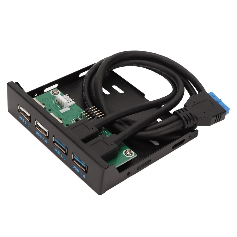 3.5 Inch Front Panel USB3.0 Hub High Speed 4 Port