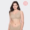 SOFT INTENTION Women's Seamless Bra Wireless Bra Full Coverage Push