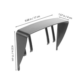 Alipis Vehicle Navigation Sunshade Portable Car GPS Visor Shade for Compatibility Lightweight Design Easy Installation Durable Material for All Vehicles