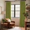 CUCRAF Olive Green Velvet Curtains 96 inches Long, Soft Room
