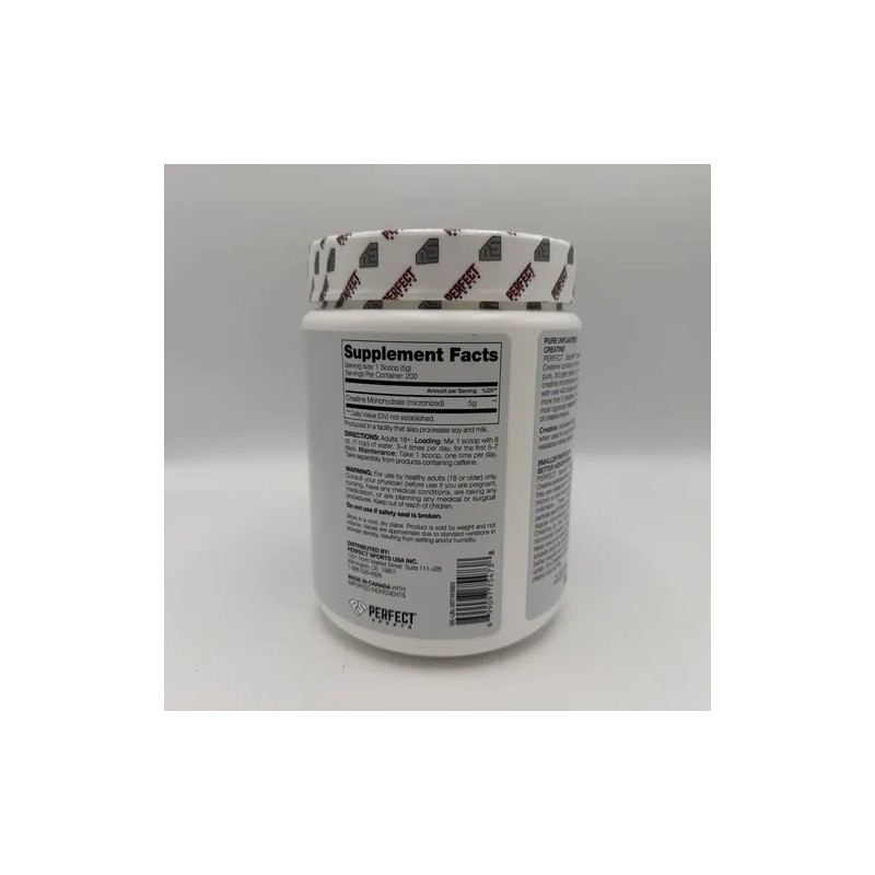 Perfect Sports Creatina Micronizada Sin Sabor 200 Porciones