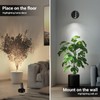 Spotlight Indoor, Wireless Uplighting Indoor with Remote Dimmable, 350° Rotate,