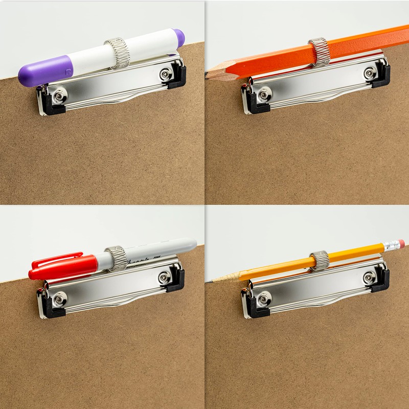 Officemate Wood Clipboard, Letter Size, Low Profile Clip with Pen