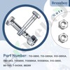 12 Pack 710-0890 Shear Pins With Nuts Compatible with MTD