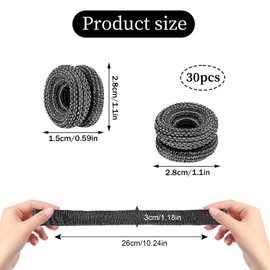 Tolenre Pack of 30 Finger Bandages, Finger Bandages, Finger Bob, Stretchy Finger Plasters, Universal Finger Cots Finger Protectors, Finger Plasters Fingertip Protector for Work, Kitchen, Finger