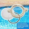 350090 Clamp and 350091 Lid Replacement for Superflo Inground Pool