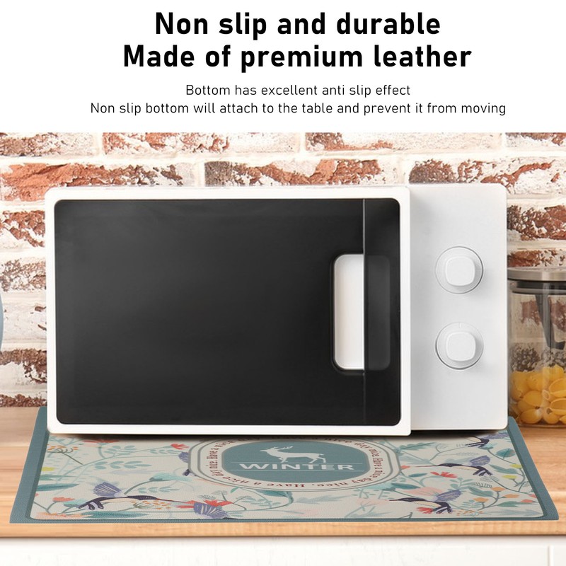 Coffee Maker Mat Absorbent Spill Proof Waterproof Scratch Resistance Coffee