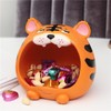 Serving Boxes Cute Decorative Tiger Appearance Resin Material Ornament Tiger