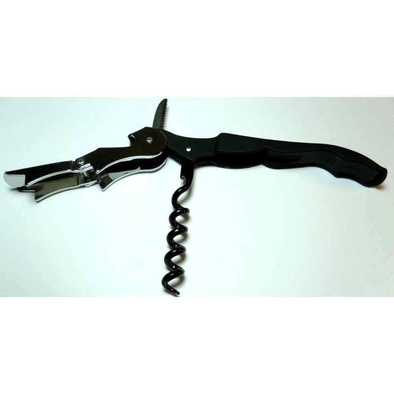 TIPSY Wine Accessories Soft Velvet Touch Waiters Double Hinge Corkscrew