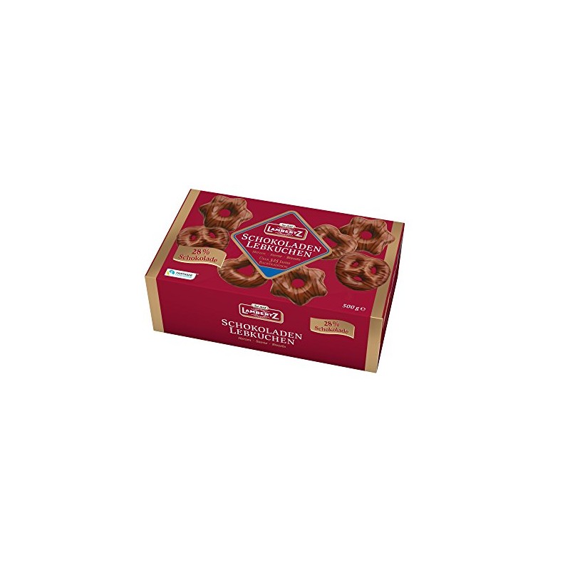 LAMBERTZ Milk Chocolate Assorted Gingerbread, 150 GR