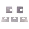 5Pcs Hinge Repair Plate Stainless Steel Firm Durable More Space