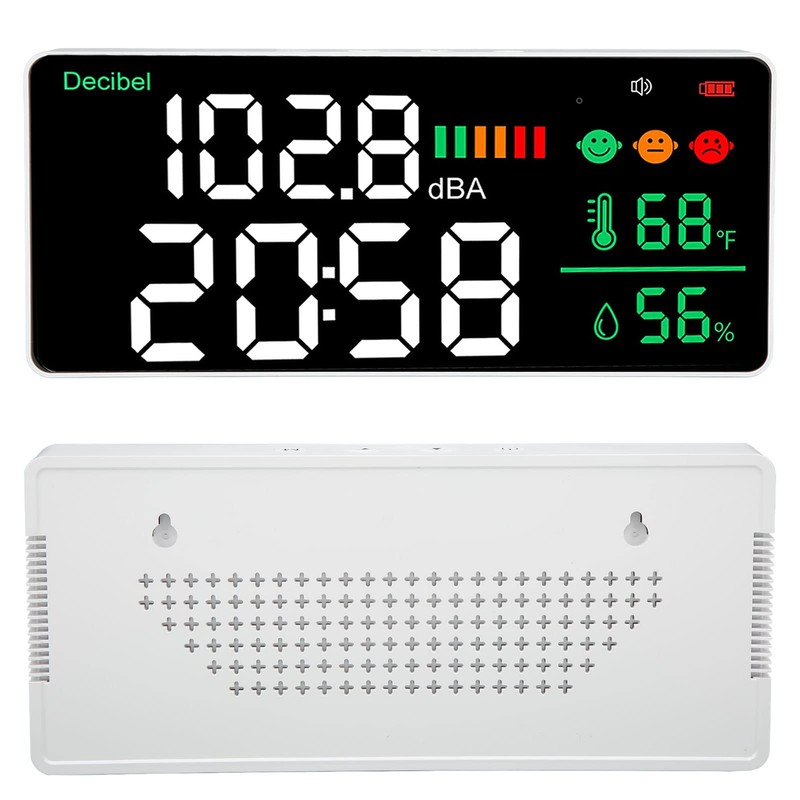 Decibel Meter Sound Level Reader, 4 in 1 11 Inch