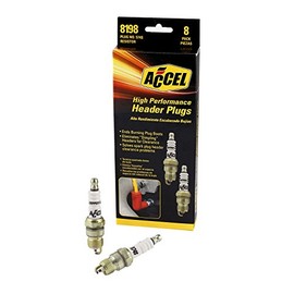 ACCEL 8198 Performance U-Groove Header Spark Plug - Pack of 8