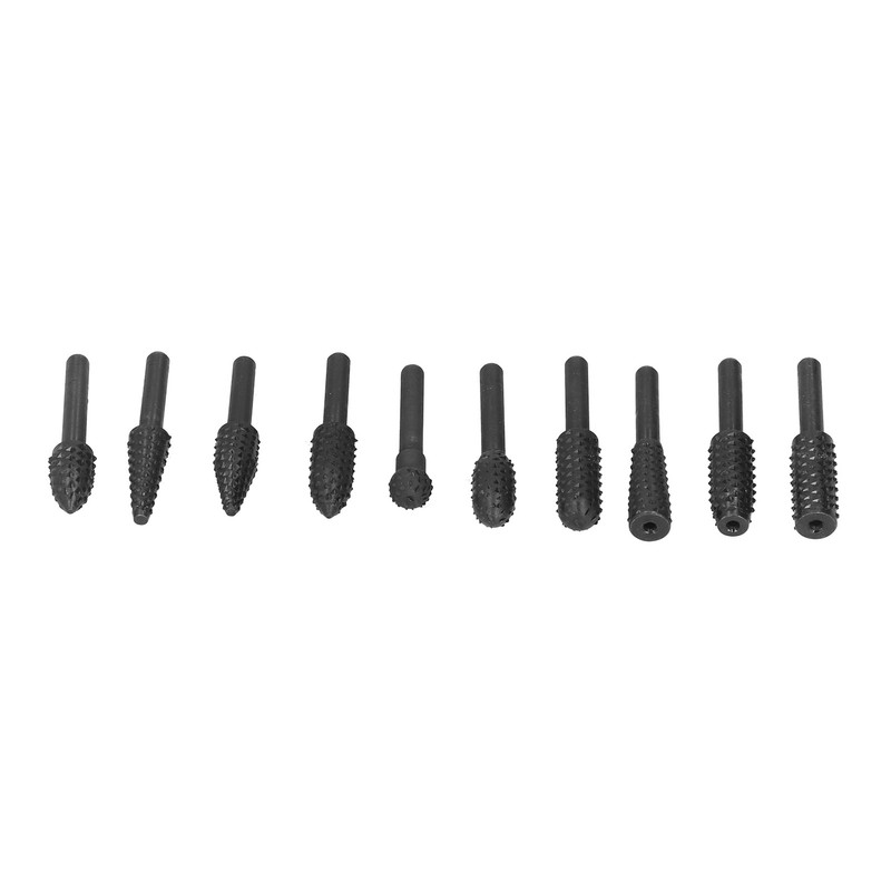 10Pcs Carving Bit Set Electric Rotatable Efficient Multifunctional Grinding Head