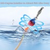 Liekadijiae 5 Stück Barsch-Angelköder, Angelköder Spinner, Forellen Blinker Angeln, Spoons