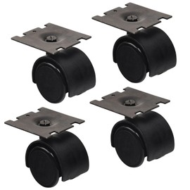 MWEDP for Rexair Rainbow Vacuum 40 mm Dolly Wheel/Plate Assembly Compatible with Rainbow Vacuum D4 D4C SE E E2 Series Castor Wheel for Dolly (4 Pack)
