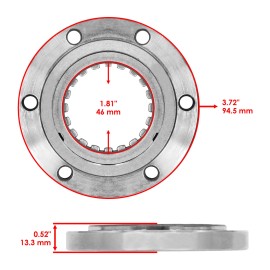 Caltric Starter Clutch One Way Bearing Sprag W/ Gasket for Arctic Cat 250 2X4 1999-2005