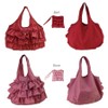 Laruis Folding Eco Bag, Lightweight, Compact, Cute, Stylish, Ruffles, Foldable