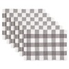 DII Buffalo Check Collection, Classic Farmhouse Tabletop Set, Placemat Set,