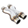 Stainless Steel X Y Pipe 3.0 '' Inlet/Outlet Universal Exhaust
