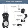FUZVOL Golf Divot Repair Tool, Divot Tool with Pop-up Button,