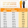 Carbon Fiber Insole 1 Pair Titanium-Enhanced for Recover Quicker of