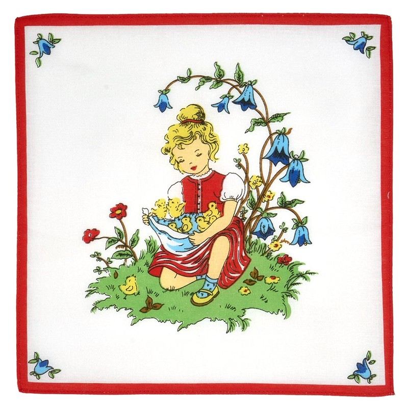 '"Ducky Children's Handkerchiefs – approx. 30 cm, 6 Pieces
