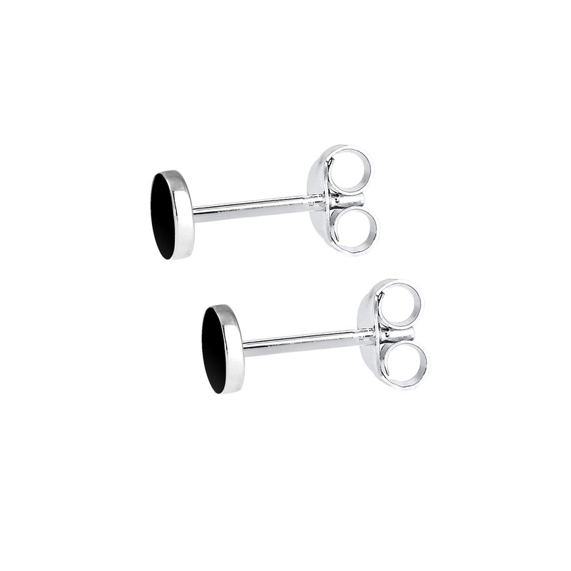 Elli Basic Geo Trend Women's Round Earrings in 925 Sterling