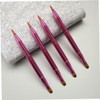 OHPHCALL 3pcs Retractable Lip Brush Concealer and Liner Brush Dual-ended