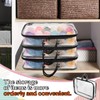 Shinylin 10 Pack Clear Yarn Storage Bags Bulk, 12 x