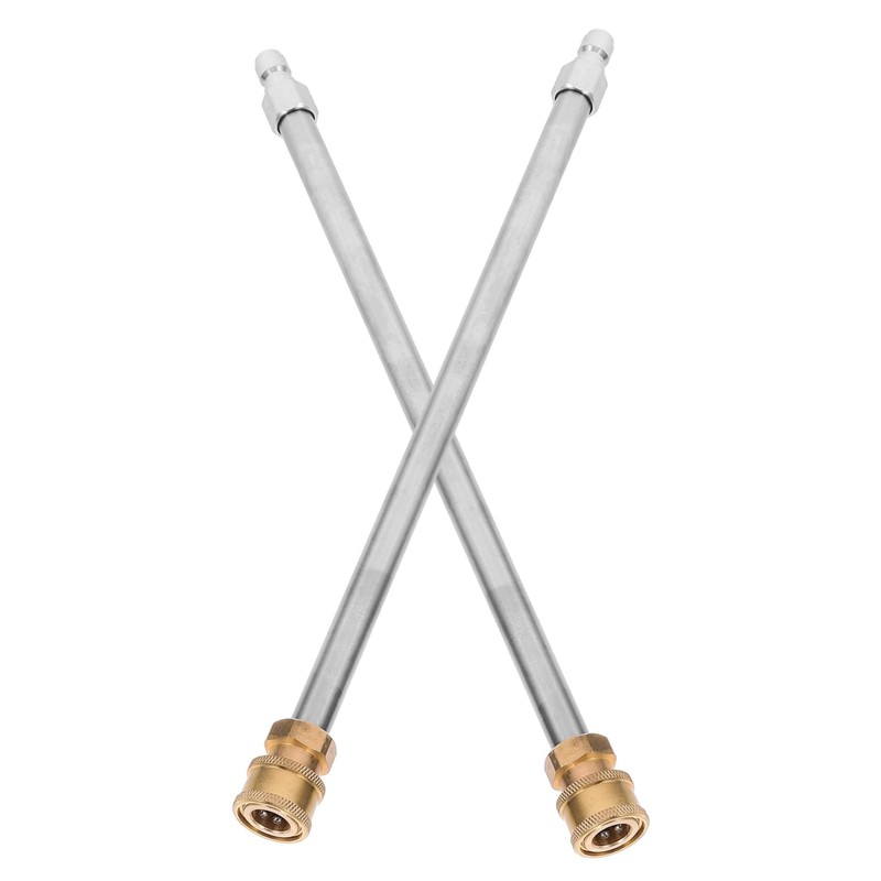 Levemolo 2pcs High Pressure Washer Extension Rods Power Washer Accessories