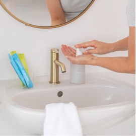 Hydrating Foaming Hand Soap Refill Powder Concentrate 4 Pack Moisturizing Hand Wash, No Harsh Chemicals, Cruelty Free, Eco-Friendly, Makes 10oz Each, Lemongrass & Lime Scent