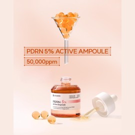 LEADERS PDRN 5% Active Ampoule – Anti-Aging Ampoule to Help Restore Elasticity to Sagging Skin, Improve Skin Firmness, and Supports Skin Renewal - Lightweight, Hydrating, Fast Absorbing Formula - 30ml