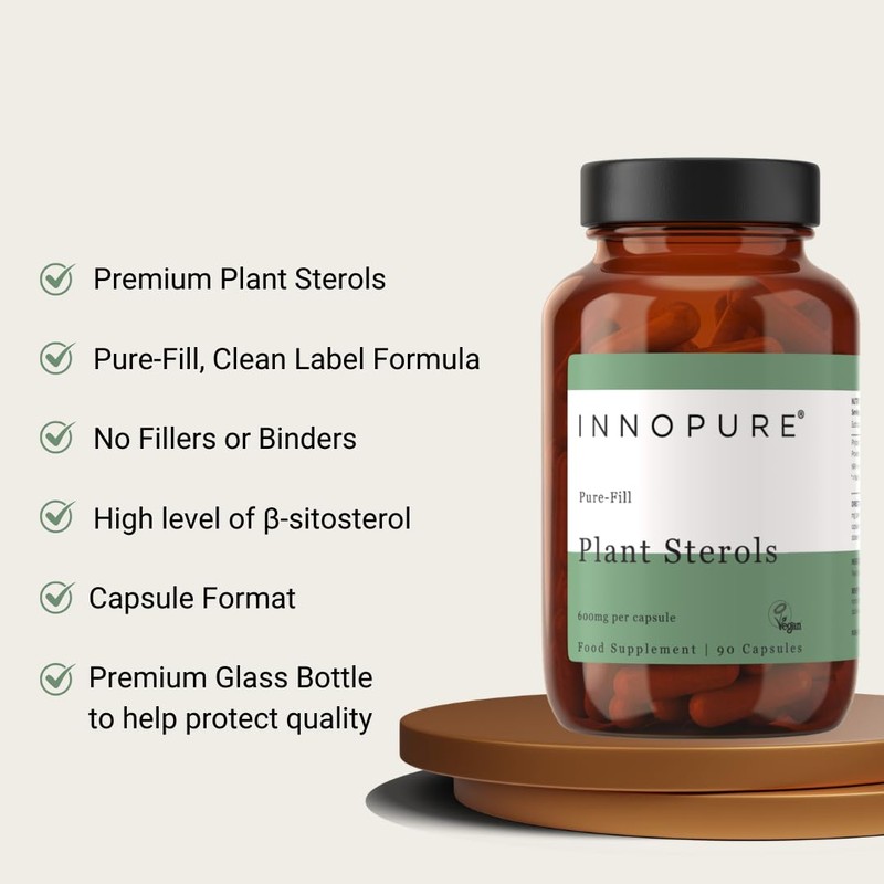 INNOPURE Plant Sterols Capsules (No Fillers or Binders) Pure-Fill Supplement,