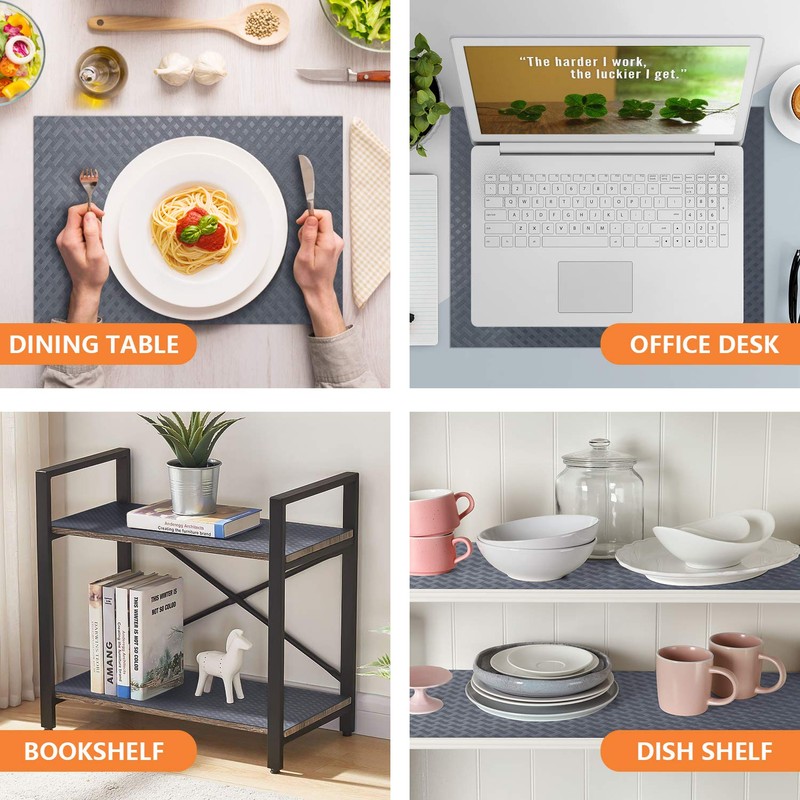 StaHom Shelf Liners for Kitchen Cabinets Refrigerator Liners Waterproof &