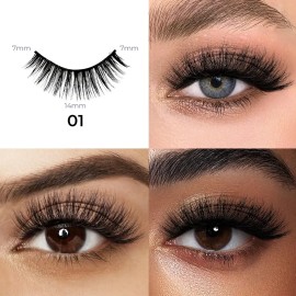 Sace Lady Pestañas Postizas 3d Fluffy Naturales Reutilizable