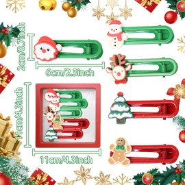 SEMSOIIO 5 Pcs Cute Hair Bands, Hair Bands, Hair Ties, Hair Rings, Hair Clips for Women and Girls, Christmas Hair clip, Versatile Headbands