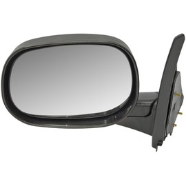 Dorman 955-1333 Driver Side Manual Door Mirror - Folding Compatible with Select Select Dodge Models, Black