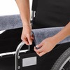 2 Pcs Wheelchair Armrest Pads Covers - Widened Self Adhesive
