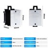 Telituny Single Phase Solid State Relay, Aluminium Heatsink SSR Dissipation,