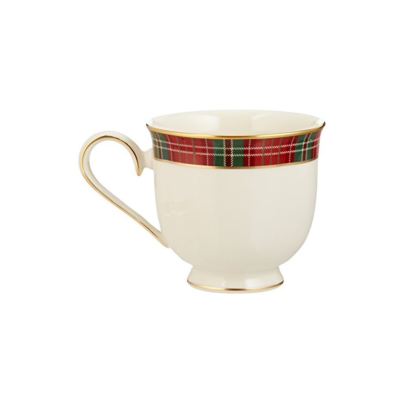 Lenox Winter Greetings Plaid Cup