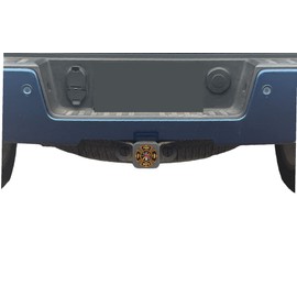 Skeleton Flip Off Rubber Receiver Tube Hitch Plug. Truck Trailer Hitch Cover Plug Insert Fits 2" Receivers. Fits 2 inch Receiver Level 3 4 5 Ford GMC Toyota Jeep Dodge Chevy (2" Receiver Plug)