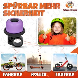 Children's Bicycle Bell – Rotating Bell Purple – Bicycle Bell Children Boys Bicycle Bell Children Girls – Bell Bicycle Children, Bell Children's Bike, Children's Bicycle Bell