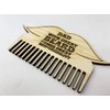 Wooden Beard Comb for Beard & Moustache Pocket Comb Dad